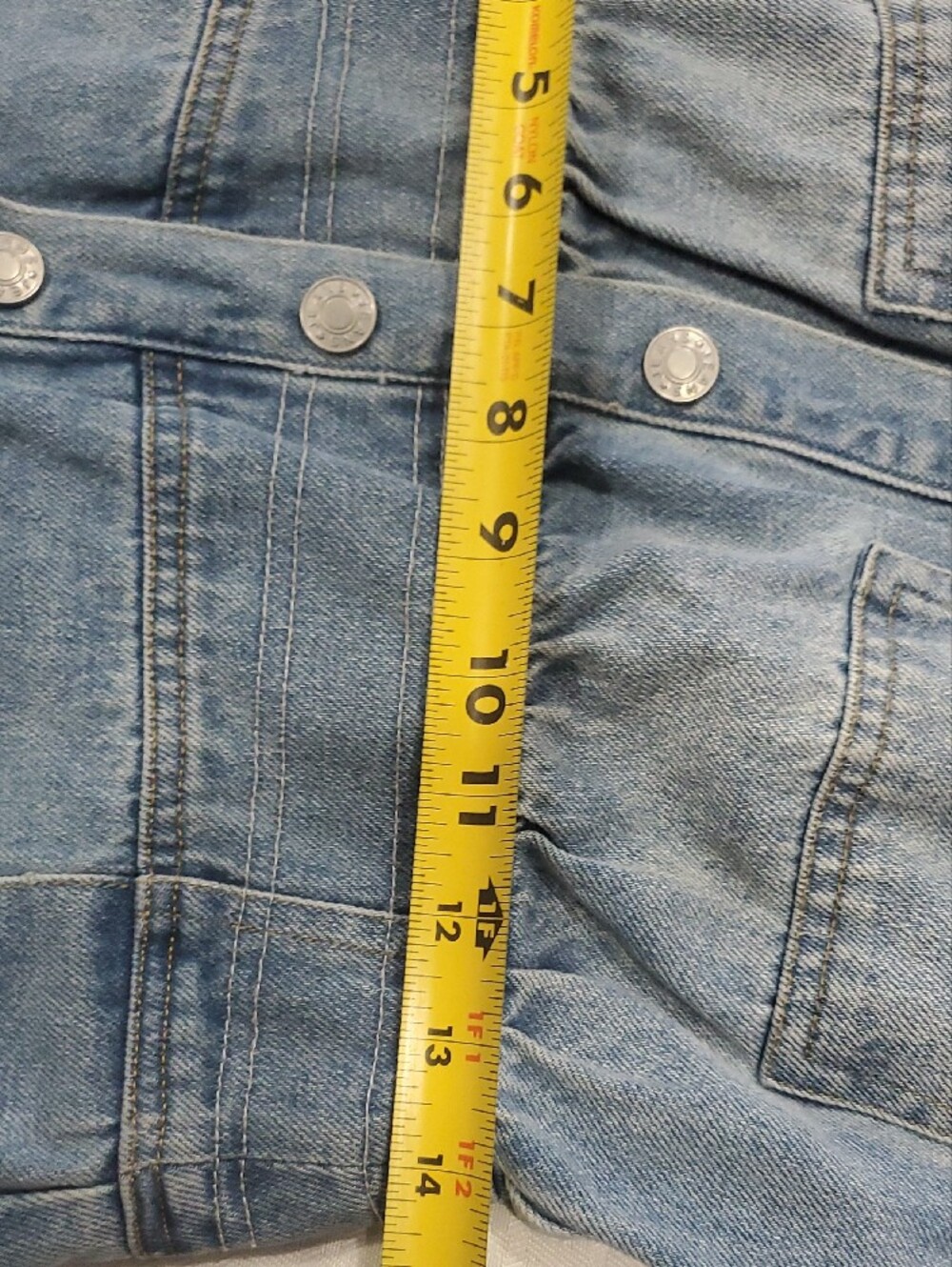 Sleeveless Light Blue Denim Wide-Leg Overalls - Picture 6 of 15